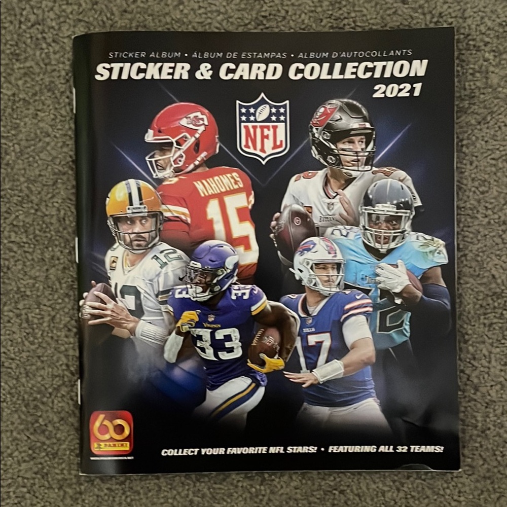 Panini NFL Sticker & Card Collection 2021 Complete Album